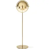 Gubi Golvlampa , Multi-Lite, Guld / mässing, Vardagsrum, Metall, Design
