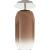 Artemide Taklampor , Gople Mini, dimbara, Brons / antikmässing, Vardagsrum, Glas, Design