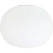 Flos Taklampor , GLO-BALL, dimbara, Vit, Vardagsrum, Glas, Design