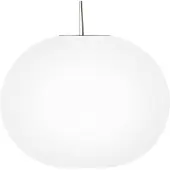 Flos Design pendellampa GLO-BALL, dimbar, Vitt / opal, Vardagsrum / matsal, Glas, Design, Pendellampa