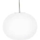 Flos Taklampa , GLO-BALL, dimbara, Vit, Vardagsrum, Glas, Design