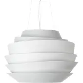 Foscarini Taklampa , Le Soleil, dimbara, Vit, Vardagsrum, Plast, Design