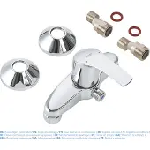 GROHE Eurosmart - Etgrebsbatteri till brus - Krom - 33555002