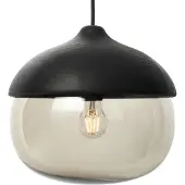 MATER Taklampa , Terho L, dimbara, Svart, Vardagsrum, Trä, Design