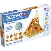 Geomag Magnetset - Classic+ Paneler återvunna - 78 Delar - - One Size - Magnetiska leksaker
