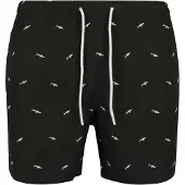 Urban Classics Badshorts svart / vit