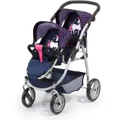 Reig Musicales Bayer - Twin Pram - Navy