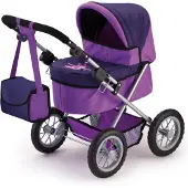 Bayer - Dolls Pram - Trendy - Purple