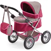 Bayer dockvagn rosa-grå (13078AA)