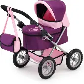 Bayer - Dolls Pram - Trendy - Plum
