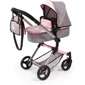 Bayer NEO VARIO kombi dockvagn, grå/pink