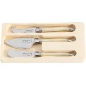 Laguiole Ostknivar Laguiole Perle Set 3 St -