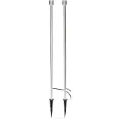 Konstsmide 7965-000 Spot Light LED-utomhusmarkbelysning EEK: G (A - G) Set 2 st LED LED fast installerad 6 W Aluminium