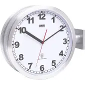 Eurotime ET-51764-47 radioväggklocka 40 cm aluminium