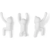 Umbra Väggkrokar 3-pack, Bubby, Umbra, Vit