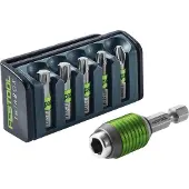 Festool Bitssats för skruvmejsel 204383; TX/PZ; 5 st. + bitshållare