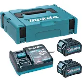 Makita Batteri 191J81-6; XGT; 40 V; 2x2,5 Ah; Li-ion + laddare + väska
