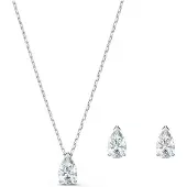 Swarovski Stilla Attract Päronsats Utsökt Rodiumpläterat Kristallhalsband Damhalsband 5569174 Box (Random Color)