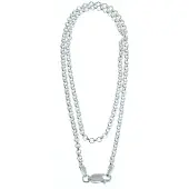 None Ärtkedja 925 Sterling Silver 4.5mm PAPU4.5/60