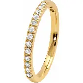 Kohinoor 033-403-13 diamantring guld Sofia 15½