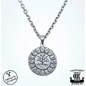 Northern Viking Jewelry Rune Tree Of Life hänge NVJ-H-RS027