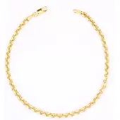 None Guldkedja ärtlänk 3.2mm 14k guld 19cm PAPU3.2/19