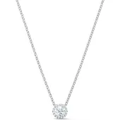 Swarovski Halsband 'Una' silver / transparent