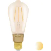 Vogel's Marmitek Smart me Smart comfort Glow XLI - LED-glödlampa med filament - form: ST64 - E27 - 6 W (motsvarande 40 W) - klass E - varmt vitt ljus - 2500 K