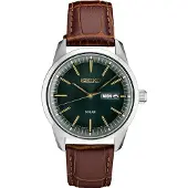 Seiko Conceptual SNE529P SNE529P1 SNE529 Analog Solar herrklocka grön