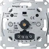 Merten MEG5134-0000 Dimmer infälld Lämplig för ljuskälla: Glödlampa, Halogenlampa, LED-lampa Aluminium