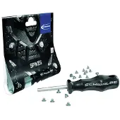 Schwalbe Spare Spike Mounting Tool With 50 Spare Spikes Svart