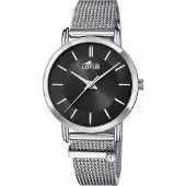 Lotus Stiligt Herrur i Svart Silver 18737/4