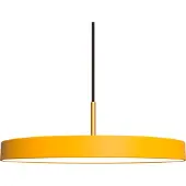 UMAGE Pendellampa Asteria medium, dimbar, Gul / orange, Vardagsrum / matsal, Aluminium / grå / zink, Design