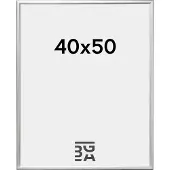 Walther design KP050S Växelram akryl Pappersformat: 28 x 35 cm (B x H) 40 cm x 50 cm Silver