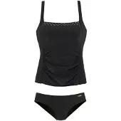 LASCANA Tankini svart / vit