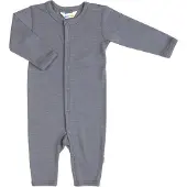 Joha Onesie - Ull/Silke - Mörkgrå - - 90 - Onesie