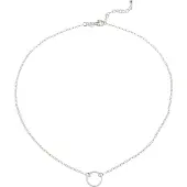 Elli Halsband 'Kreis' silver