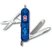 Victorinox Signature Lite, Swiss pocket knife, transparant blue