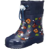 Playshoes Gummistövel mörkblå / karamell / ljusgrön / blandade färger / vit