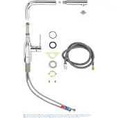 GROHE Essence, utdragbar, krom, metall, dörrhandtag, enkel, 1/2