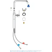 GROHE Essence Nytt för Bowle - Tvättställsarmatur - U-pip - med bottenventil
