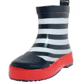 Playshoes Gummistövel marinblå / blodröd / vit