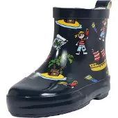 Playshoes Gummistövel mörkblå / brun / gul / röd