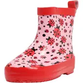 Playshoes Gummistövel rosa / ljusröd / svart