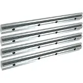 Multibrackets M Pro - Monteringskomponent (4 skenförlängningar) - aluminium - aluminium
