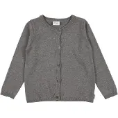 Hust & Claire Cardigan - Stickad - Cara - Grå Melange - - 6 år (116) - Cardigan