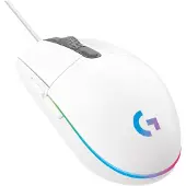 Logitech Gaming Mouse G203 LIGHTSYNC - Mus - optisk - 6 knappar - kabelansluten - USB - vit