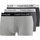 Tom Tailor Boxershorts antracit / gråmelerad / svart / vit