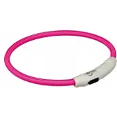 Trixie Usb Flash Light Collar Rosa M–L