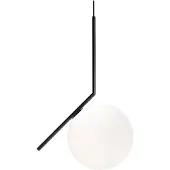 Flos Taklampa , IC S2, dimbara, Svart, Vardagsrum, Glas, Design